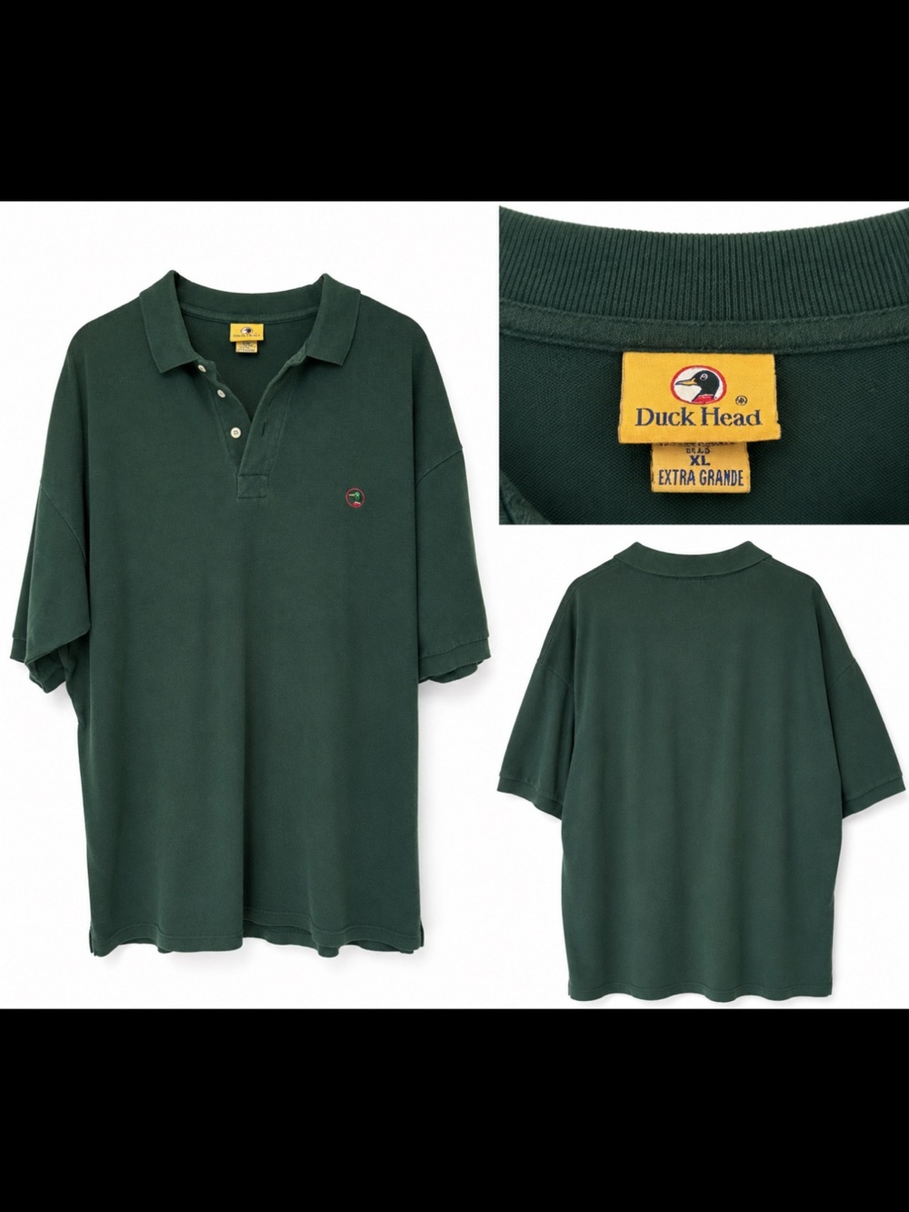 Duck Head Men’s Forest Green Polo Shirt